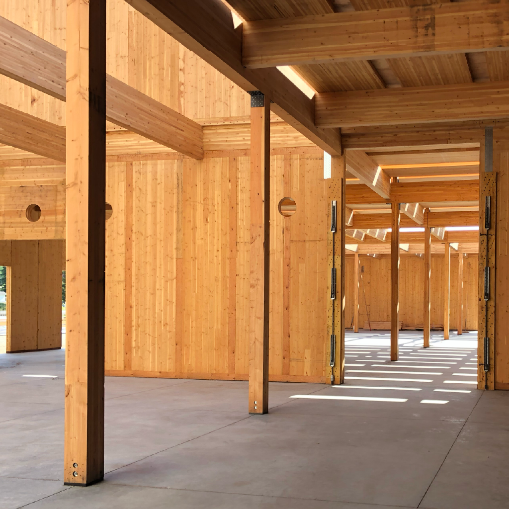 Modern Wood Building